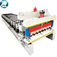 Servo Motor Drive Roof Tile Roll Forming Machine 32mpa Yield Strength