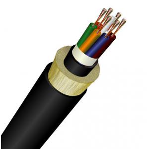Light Weight Self Supporting Aerial Fiber Optic Cable ,Aramid Yarn Aerial ADSS Fiber Cable