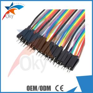 20cm Solderless Arduino Breadboard Jumper Wires Male To Female , 40pcs 1P-1P Pin