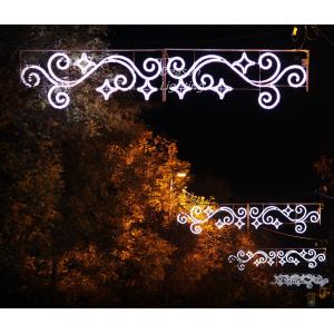 Christmas motif lights outdoor decoration street