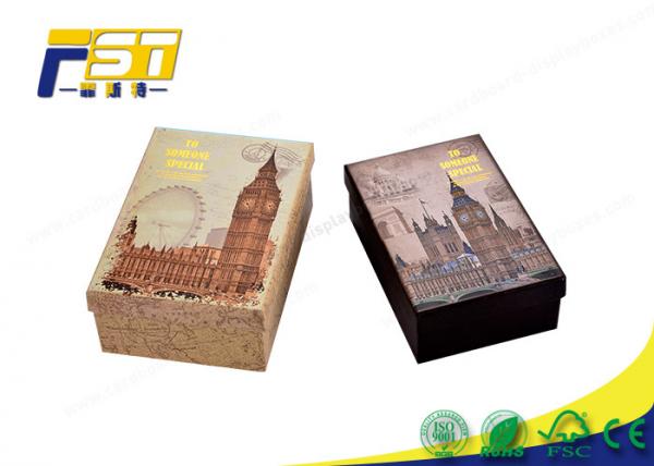 Rigid Folding Colored Corrugated Shipping Boxes , Corrugated Board Box For Gifts