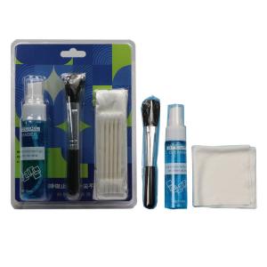 China Lingettes de nettoyage en microfibre portables 4 en 1 pour écran, kit de nettoyage pour lentilles d'ordinateur portable avec solution supplier
