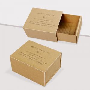 Cardboard Brown Kraft Paper Box Custom Printing Packaging for Soap