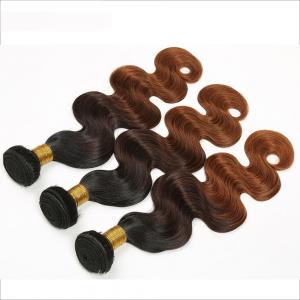 China 1b/4/30 Grade 7A Ombre Hair Weave 10-30 Thick And Full Hair Ends supplier