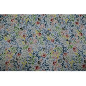 China Professional White Printed PU Leather 0.4mm 54 Inch Normal Peeling Strength supplier