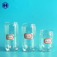 China Durable PET  Plastic Soda Cans Food Safe Plastic Cylinder Container on sale