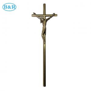 China Size 52×16 Cm Zamak Cross And Crucifix Ref No D078 Coffin Ornaments supplier