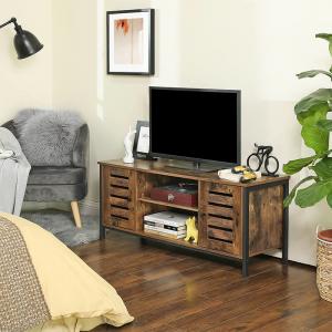 Television Cabinet with Storage Shelf, Industrial TV Stand, Particle Board TV Stand, ULTV43BX