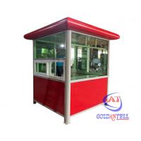 China Long Life Outdoor Security Guard Booth For Ticket Office Parking Lot Sentry Post on sale