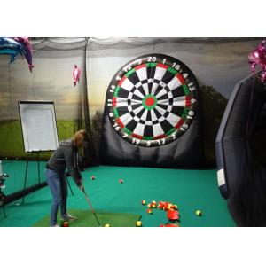 China Kids And Adults Giant Inflatable Golf Dart Boards With  Balls For Parks , Squares , Gardens supplier