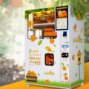 Extrusion Automatic Juice Vending Machine 680W Fresh Orange Juice Maker Electric