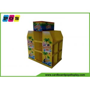 Supermarket Promotion Retail Pallet Displays , Cardboard Display Stands For Beach Sand Toys PA019