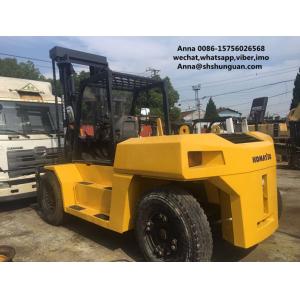 komatsu used 15ton fd150 diesel forklift , industrial 15t forklift