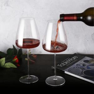 High Quality Custom Wine Glass Clear Lead Free Crystal Goblet Luxury Gift Set