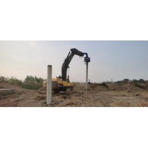 Куча в 12 метра управляя тяжелым молотком Vibro для трудного проекта зон земли/почвы