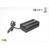 Black Silver Sealed Lead Acid Battery Charger , 24V 7A Fast Battery Charger For