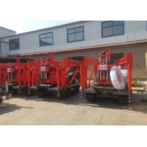 China 150 Meters Crawler Mounted Water Well Drilling Rig For Exploration Investigation supplier
