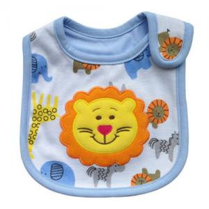 Kids Feeding Custom Baby Bibs Disposable Toddler Bibs with Lion Cartoon