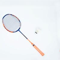 China Training Carbon Fiber 38 Lbs Badminton Racket Graphite Ball Badminton Racket on sale