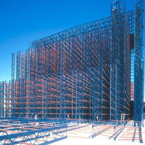20m Steel Pallet Rack Supported Building Clad High Bay Warehouse