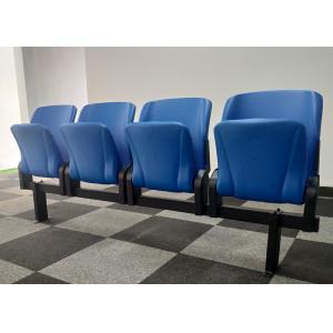 China Spectator Permanent Grandstands Fixed Tip Up Seating PE Material For Stadium supplier