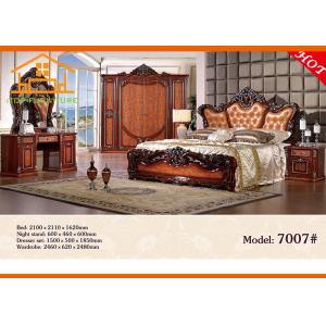時代物の家具は王のサイズのベッドの頭板のカシのキャスター付きベッドのクイーン サイズのベッドのシングル・ベッドの安い家具の布団のベッドを貯えます