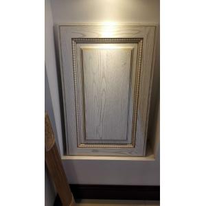 Golden kitchen cabinet door,Antique solid wood kitchen cabinet door,Hot sale door panel
