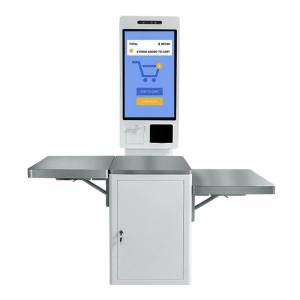 Self Service Check Out Kiosk Payment POS Machine For Supermarket