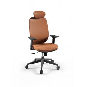 Executive Rotating Office Chair Rated For 300 Lbs , H1165-1260MM High Back Revolving Chair