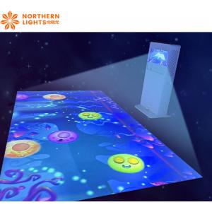 3300 Lumens Mobile Interactive Floor Projector Ground Projection For Kids Game