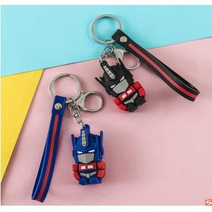 China Keychain Optimus Robot Men And Women Doll Couple Key Chain supplier