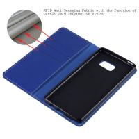 China Pu mobile phone back cover for samsung note 7 phone case with stand function for sale