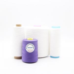 China Dyeable Pliable Glossy 100% Polyester Sewing Thread wholesale