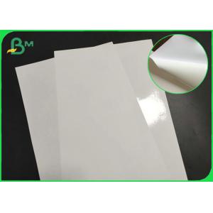 China Water Proof Good Stiffness Semi Gloss Paper Rolls For Making Degradable Sticker Labels supplier