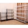Movable Wire Mesh Stacking Baskets With Adjustable Layer L1200 *D670 *H1800mm