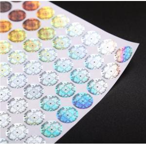 China Customized Size Anti Fake Sticker Self Adhesive Hologram Label supplier
