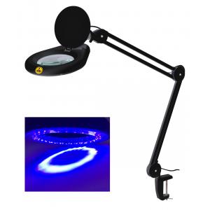 China UV magnifying lamp  ultraviolet magnifier lamp 5inch 127mm lens led light supplier