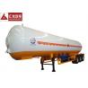 China Liquid Petroleum Gas LPG Tank Trailer Manual Control 49.8CBM Large Tank Size LPG Transport Trailer wholesale