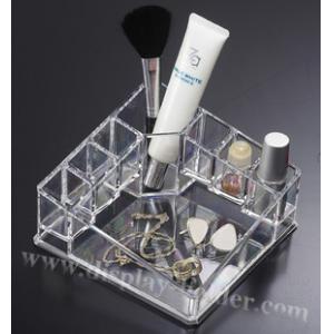 China Clear Cosmetic Organizer PLastic Acrylic Cosmetic Organizer for Lipstick supplier