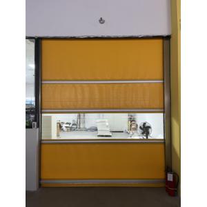 China Industrial Fast Automatic Shutter Rapid Roller Doors Windproof Aluminum Roll Up Pvc supplier