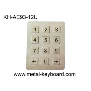 China Customized Numeric Stainless Steel Keypad USB Interface Metal Dome Connect PCB Key supplier