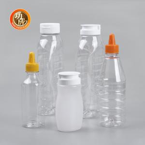China Flip Top Plastic Squeeze Sauce Bottle For Syrup 250ml 500ml supplier
