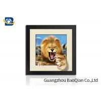 China Animal 3D 5D Photography , Lenticular Image Printing Home / Bedroom Wall Art Decor on sale