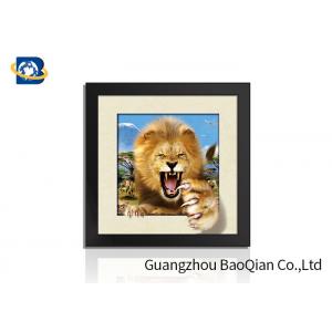 Animal 3D 5D Photography , Lenticular Image Printing Home / Bedroom Wall Art Decor