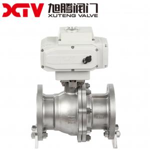 China Straight Through Type JIS Flanged Manual Ball Valve Pump Valve with Pi Sealing Material supplier