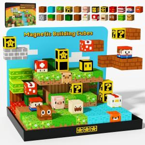 Multicolor Magnetic Building Blocks Magic Magnetic Blocks STEM Building Game