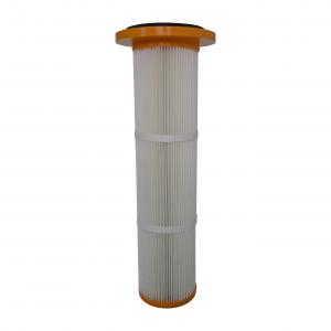 China Polyurethane Top / Bottom Pleated Bag Filter Cylindrical supplier