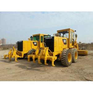 China Used road construction equipment secondhand CAT 140H motor grader with ripper supplier