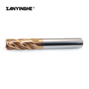 China Flat CNC Carbide Square End Mill Milling Cutter 20mm For Stainless Steel supplier