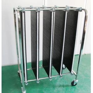 China Stainless Steel ESD PCB Storage Trolley Carts Four Wheels Anti Static Workshop supplier